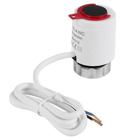 230V Normalt Lukket NC M30x1,5mm Elektrisk Termisk Aktuator til Gulvvarme TRV Termostatisk Radiatorventil - Perfekt_MGF