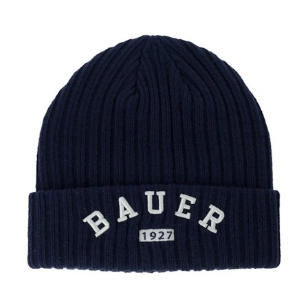Bauer - Ribbed Knit Toque Navy Cuff Cuff Blue Beanie - @ Hatstore