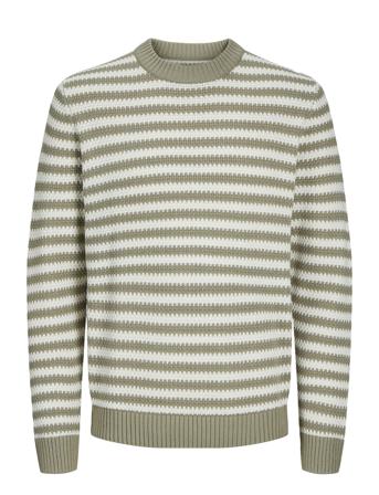 Joreaton Knit Crew Neck Bf Green Jack & J S