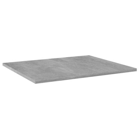 Vidaxl Hyllplan 8 St Betonggrå 60x50x1,5 Cm Konstruerat Trä Grå