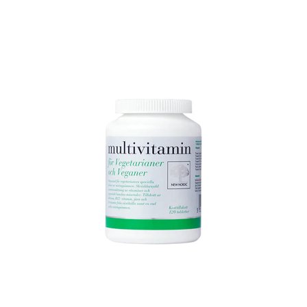 New Nordic Multivitamin vegetarianer 120 tabletter