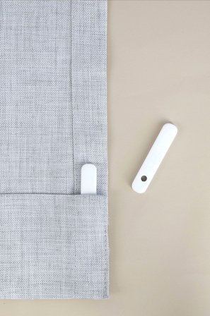 Hasta - Gardintyngd stål - Vit - Gardintillbehör - Från Homeroom