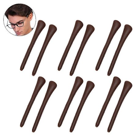 6 paria silmälasien sankasuojia, sankapäät silikonia, liukueste