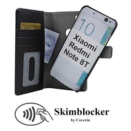 Skimblocker Magnet Wallet Xiaomi Redmi Note 8T