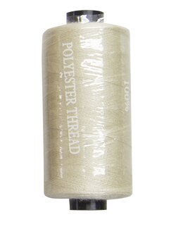 Nähfaden Polyester Ungebleicht