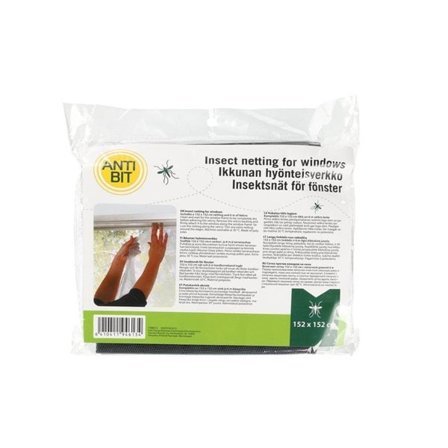 Antibit Hyönteisverkko Ikkunoihin 152 x 152 cm – Harmaa