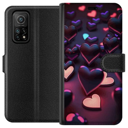Yhteensopiva Lompakkokotelo Xiaomi Xiaomi Mi 10T 5G KeskiyönSydämet