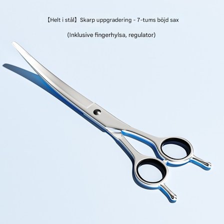 Best Shiyi 7 Tommers Buede Hundesakser - Profesjonelle Hundesakser - Trimming Sakser