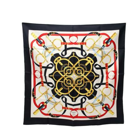 Hermès Vintage, Pre-owned Scarves Beige, Dames, Maat:ONE Size