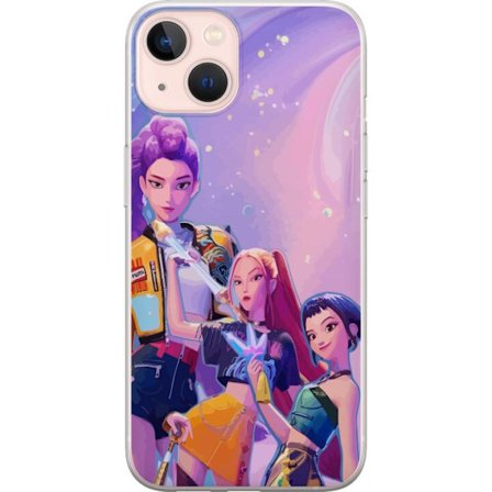 Kompatibelt Mobildeksel til Apple iPhone 13 Futuristiske popdamer i neonfarger med magiske detaljer mot en drømmeaktig galaksebakgrunn