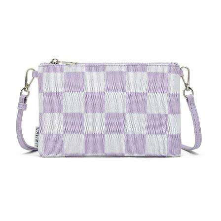Unlimit Unlimit Esther Coated Canvas Clutch Lilla, Dame, Størrelse: ONE Size