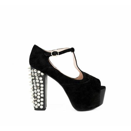 Jeffrey Campbell, 023Jcfoxy-Pst-B-1-14 shoes Czarny, Kobieta, Rozmiar: 38 EU