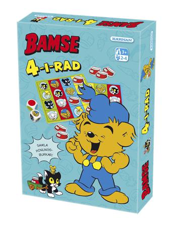 Bamse 4 I Rad Toys Puzzles And Games Games Tic Tac Toe Multi/mönstrad Kärnan