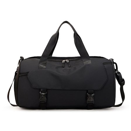 Liten treningsbag Sports Reise Duffel Bag Weekender Overnatting Bag Med Våt Lomme Og Skoskuff