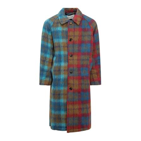 Andersson Bell, Single-Breasted Coats Blauw, Heren, Maat:L