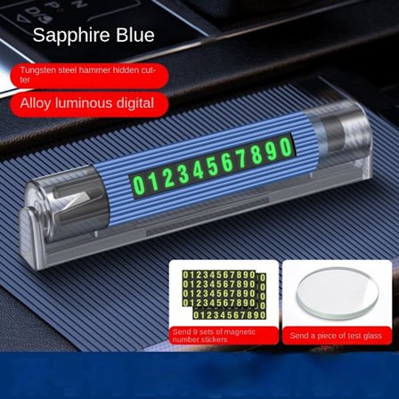 Car Safety Hammer Emergency Glas Breaker BLÅ