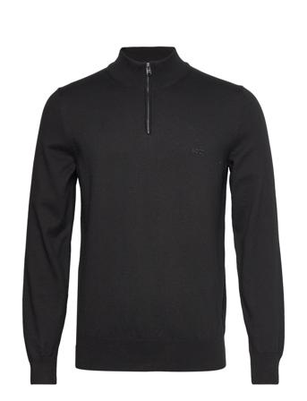 Padro-L Knitwear Half Zip Pullover Svart BOSS