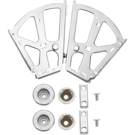 2-pak skoskabshængsler, 2-lags skuffehængsler i rustfrit stål, opbevaringshyldehængsler, kraftige, udtrækkelige, velegnede til køkkenskabe