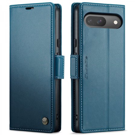 CaseMe Slim Wallet Cover RFID-beskyttelse Google Pixel 10 Blå