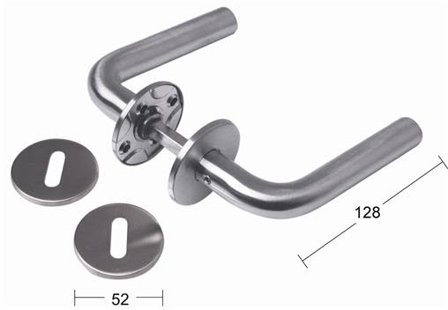 Habo A13154-19 Dørhåndtak 36-65 mm, 65 mm utspring, Dør- & vindusbeslag
