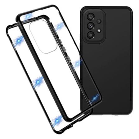 Samsung Galaxy A53 5g Magnetiskt Skal Med Härdat Glas - Svart Svart