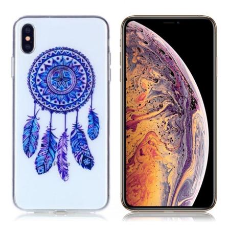iPhone 9 Plus Kuviollinen Pehmeä ja Joustava Muovinen Takasuoja Kuori - Unensieppaaja Multicolor
