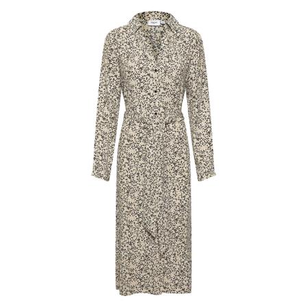Saint Tropez, Blanca SZ LS Dress Beige, Dames, Maat:L