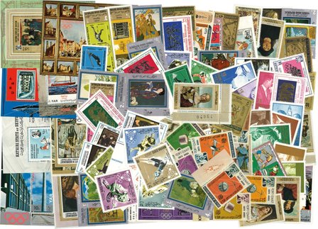 Arabiske Stater - Ca. 125 forskellige frimærker + ca. 17 miniark - Postfrisk