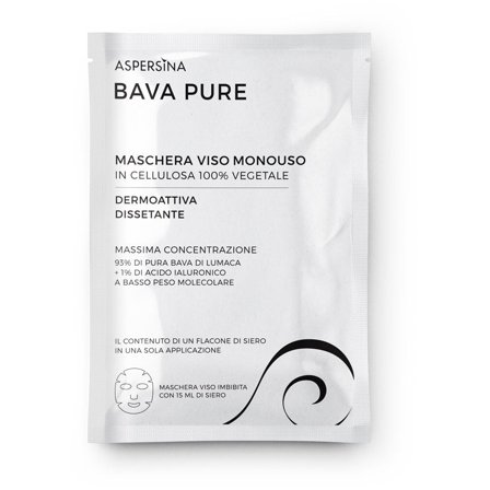 Asperisina Bava Pure Maschera Viso Monouso 15ml