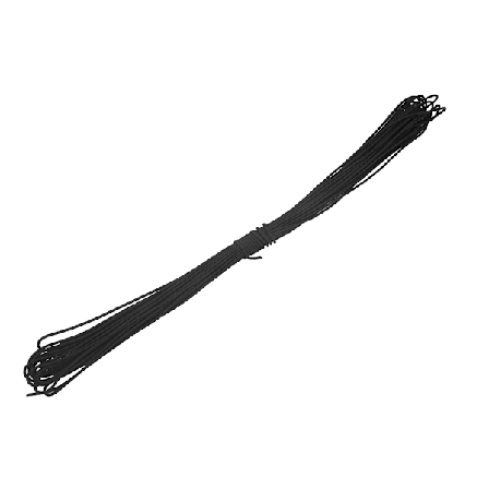 Bågskytte Compound Båge Sträng Nylon Nock Safe Release D Loop Tillbehör (Svart)