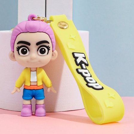 K-POP Demon Slayer avaimenperä silikoninukke