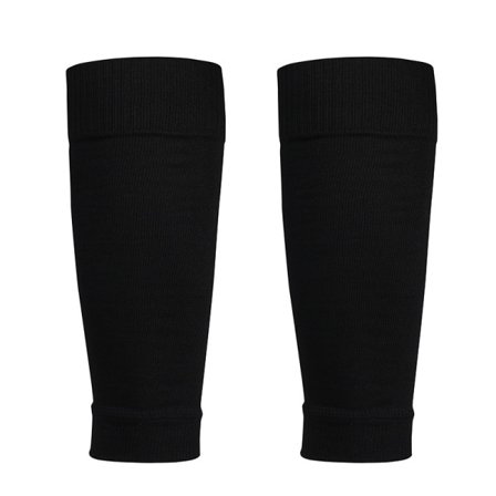 Fotballkalvsokker Fotballbeskyttelse Lange Fotballsokker Svart