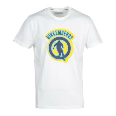 Bikkembergs, T-Shirt Wit, Heren, Maat:L