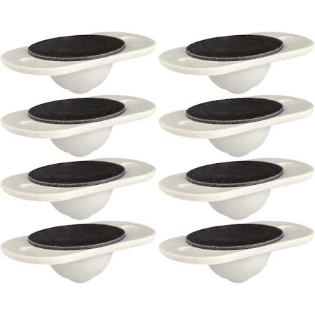 Selvklebende svingbare hjul, søte minihjul Sterke plasthjul Svingbare hjul 360 Hjul til møbler 8 stykker