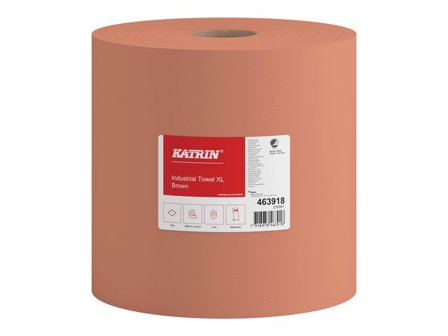 KATRIN Industritorkrulle XL, 1-lager, 320mm, brun - Lyreco - Städ och hygien - Toalettpapper och torkpapper - Industritork