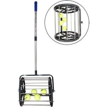 Bollplockarhjul - SOFTEE - Silver/Svart - 27 cm - 29 cm - Höjden justerbar upp till 110 cm