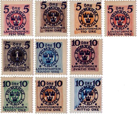 Sverige - AFA 88-97 - Ubrugt sæt