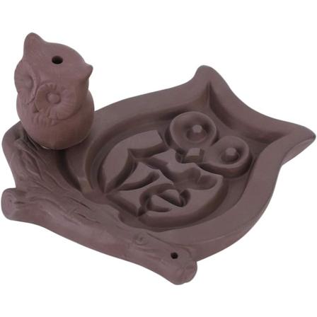 Takaisinvirtaus suitsukkeen pidike, innovatiivinen pöllön muotoinen keraaminen suitsukepoltin