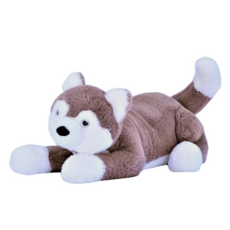 13,7 tommers vektet kosedyr - Supermyk og bedårende hundevektet valp Wolf Husky - Koselig vektet plysjleke for barn og voksne