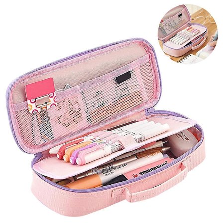 Cute Pencil Case Capacity Portable Multifunction Pen Bag