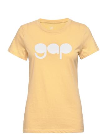 V-Gap Ss Clsc Tee T-shirts & Tops Short-sleeved Gul GAP