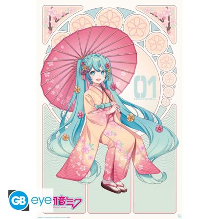 Poster - Hatsune Miku – Sakura Kimono