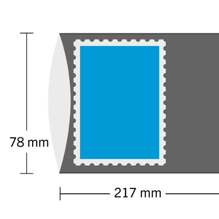 HAWID - Striber - 217x78 mm - Dobbelt lag - Sort - 10 stk