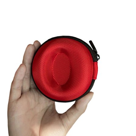 Bærbar Enkel Klokke Oppbevaringsboks Liten Klokkeholder Reiseveske med Glidelås