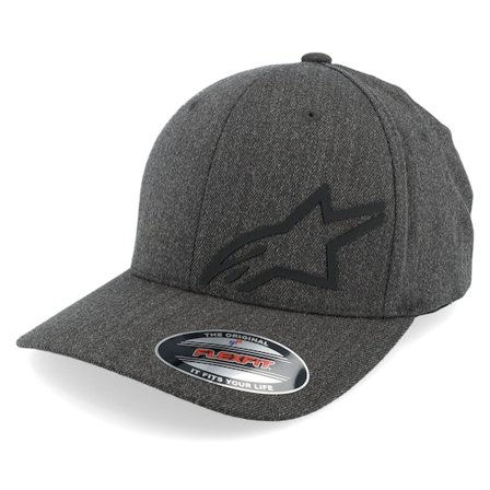 Alpinestars - Grijs flexfit Cap - Corp Shift Multi Hat Dark Grey Heather Flexfit @ Hatstore