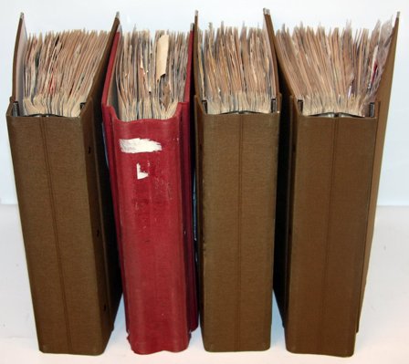 Frankrig 1938-1988 - Fransk handlerlager i 4 tykke indstiksbøger