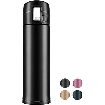 500 ml rustfrit vakuumisoleret dobbeltvægget termokande i rustfrit stål, der er lækagesikker og genanvendelig til sport