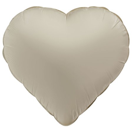 Folioilmapallo Sydän Creamy Latte Matta