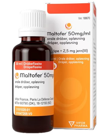 Maltofer dråper 50mg/ml