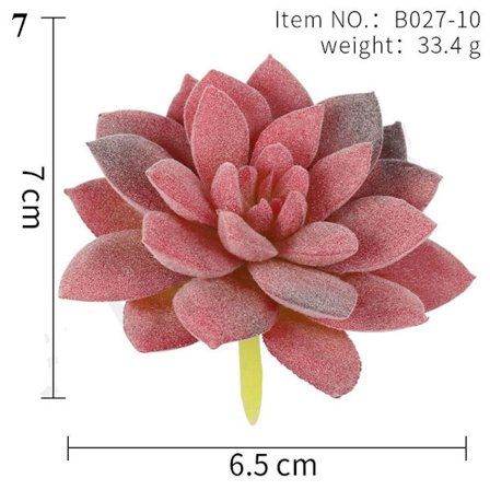 Dekoration Gröna konstgjorda suckulenter Växter 7 7 7